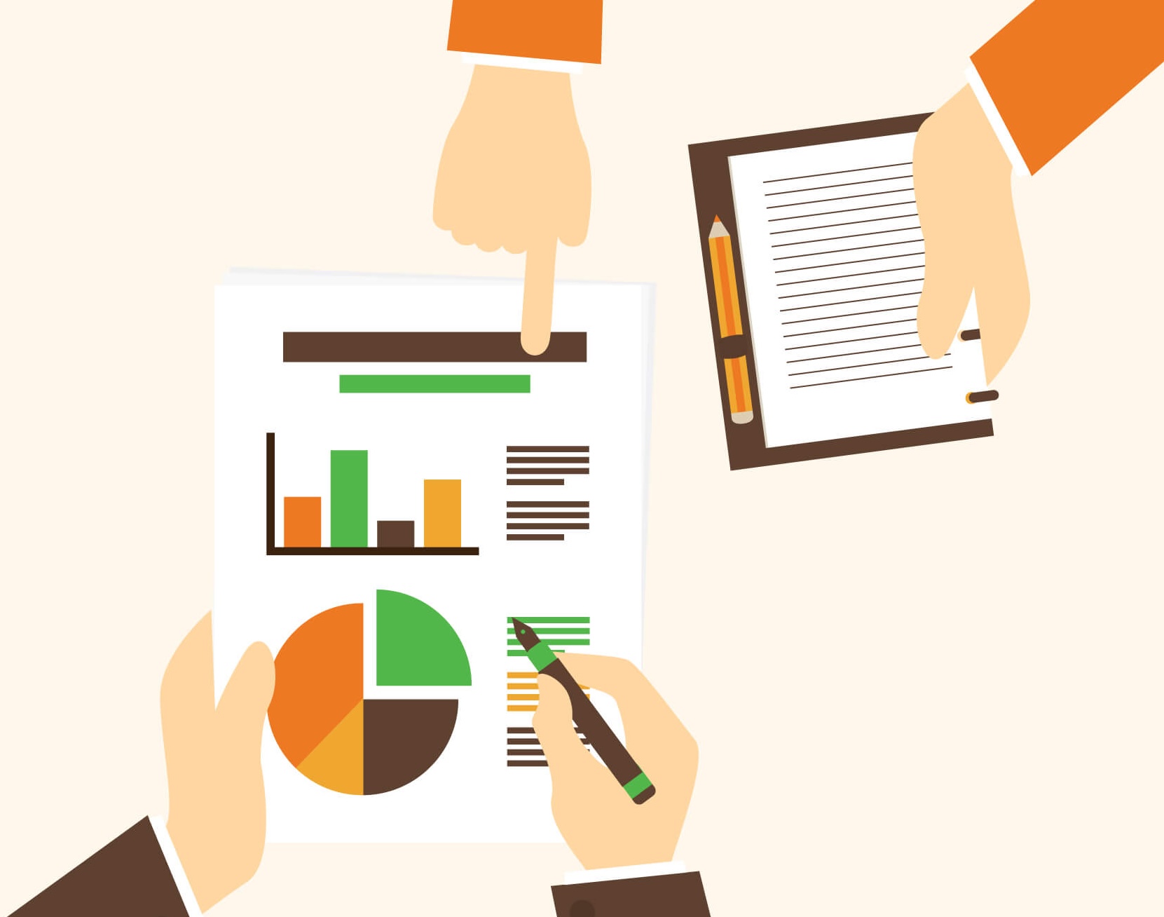 https://www.freepik.com/free-vector/hands-holding-business-graph_765133.htm